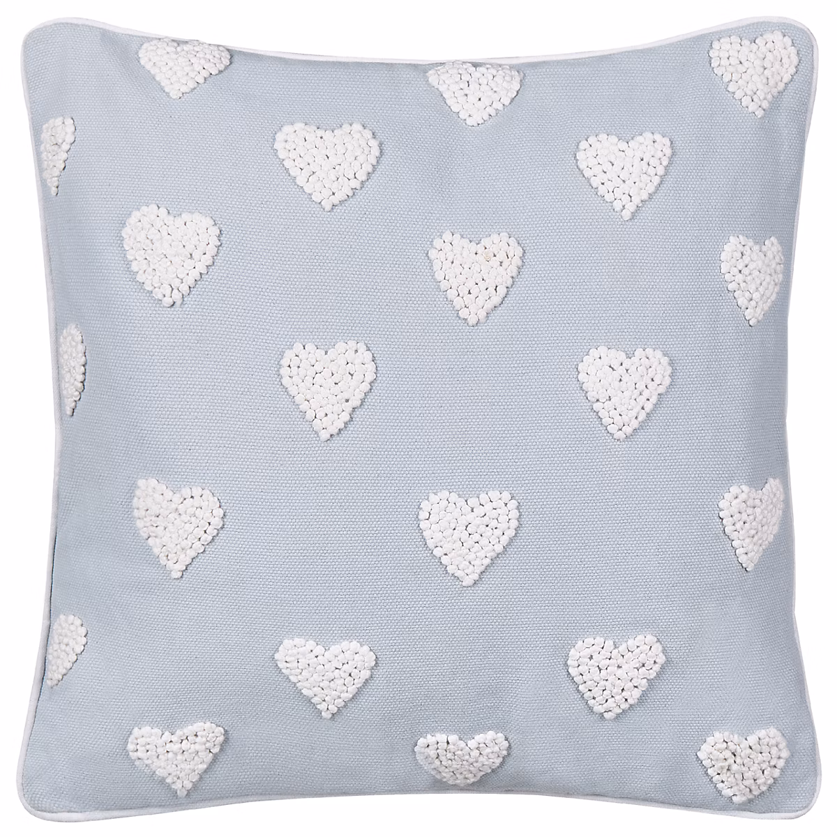 Coussin GAZANIA 45 × 45 cm Coton Gris clair