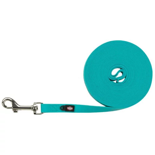 Laisse à pister pour chien coloris bleu océan Trixie Easy Life Taille M/XL 13 mm - 10 mètres