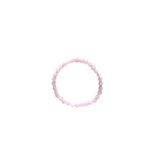 Bracelet quartz rose pour enfant 4mm