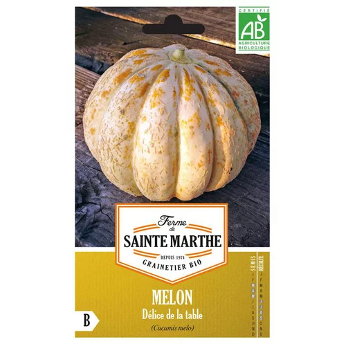Graines de melon délice de la table bio Ferme de Sainte Marthe - graines à semer