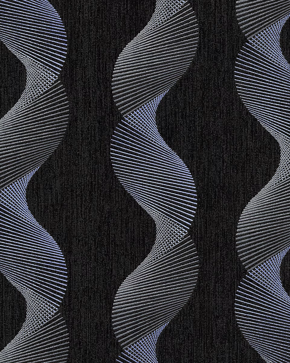 EDEM 85035BR36 Papier peint à motifs graphiques légèrement texturé accents métalliques 5 – 33 m2
