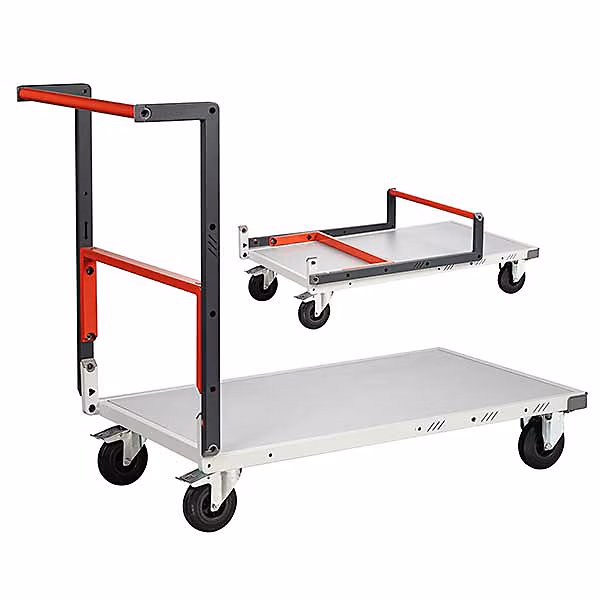 Chariot pliable | Plateau 850 × 495mm – Charge max 250kg – Chariot de manutention livré monté – 806721111
