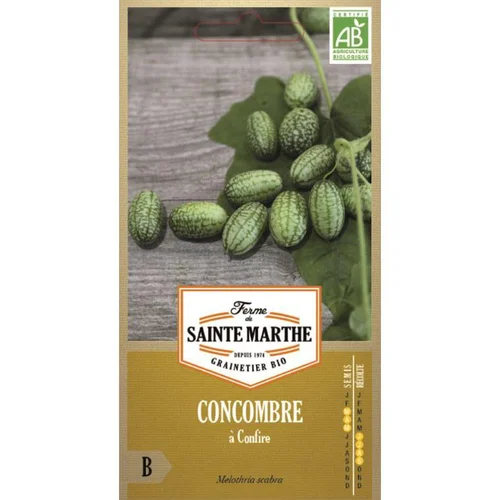 Graines de Concombre à confire bio Ferme de Sainte Marthe - graines à semer