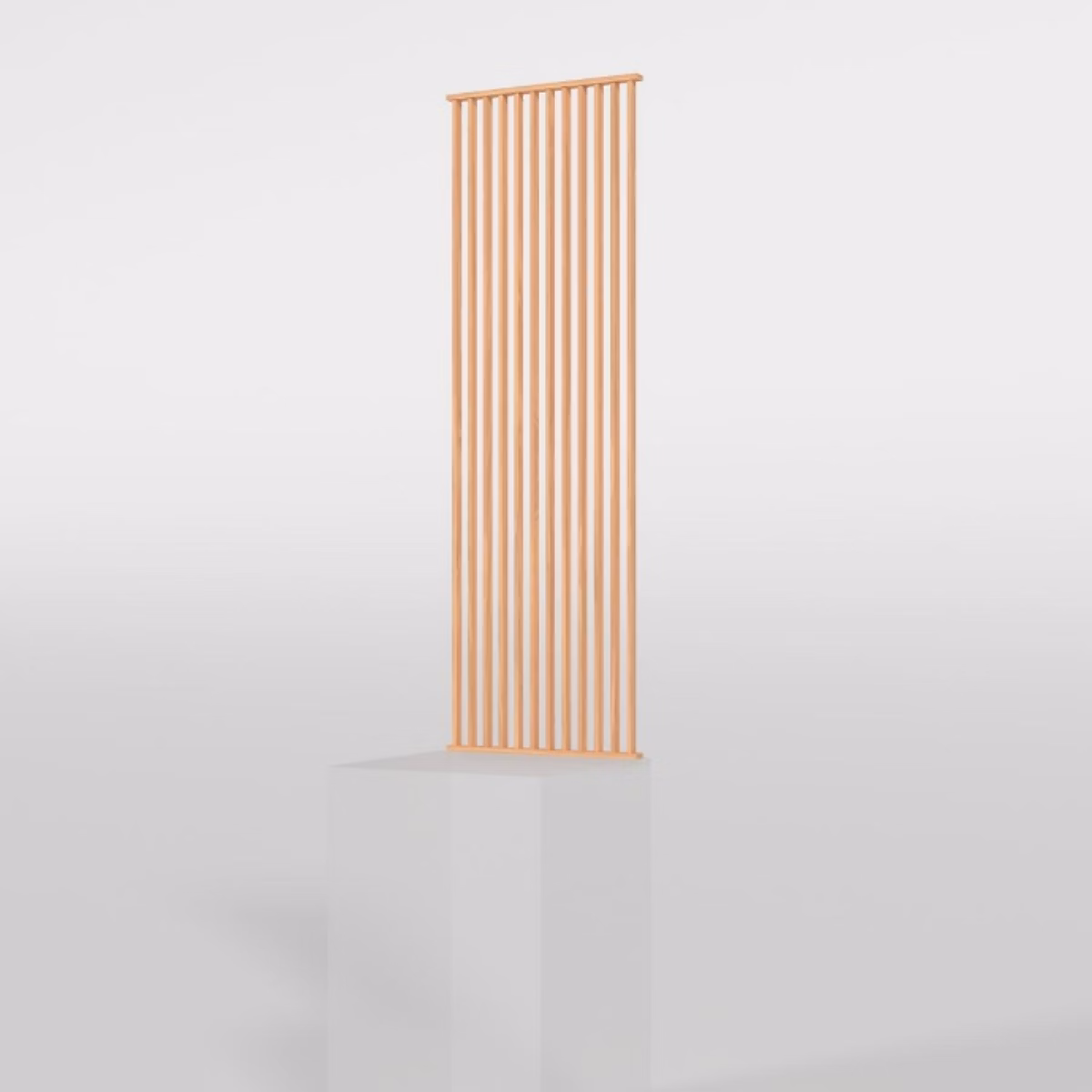 Cloison de séparation claustra amovible Pin – H.2,03 m x l.80 cm, P. 5 cm