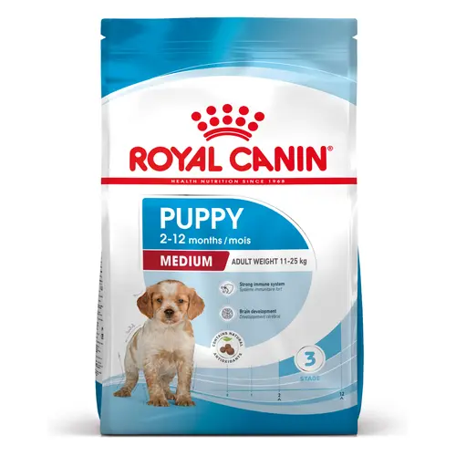 Croquettes pour chiot de taille moyenne Royal Canin Medium Junior - 12 kg