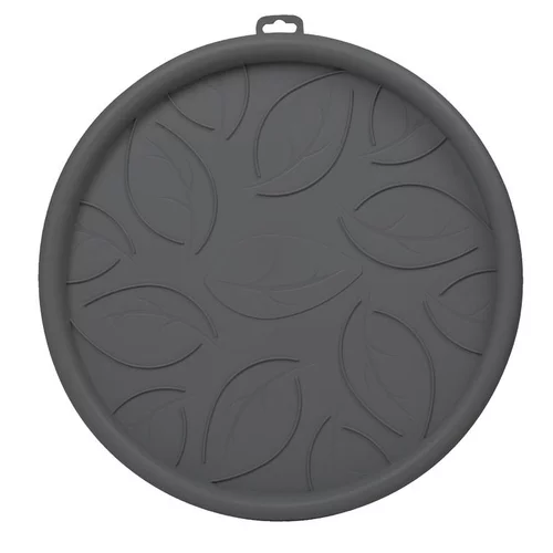 Soucoupe à roulettes gris anthracite Ø 34,5 cm