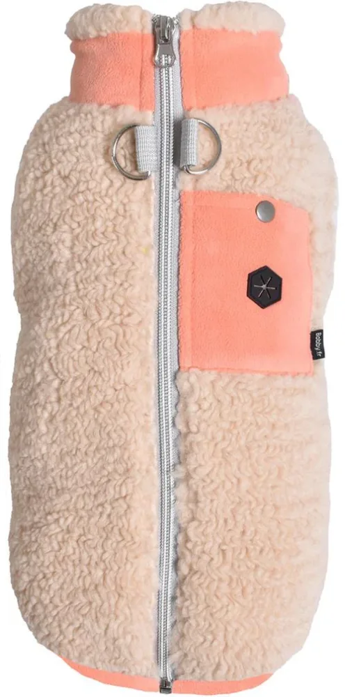 Pull pour chien coloris corail Bobby Alpaga - Taille 36M