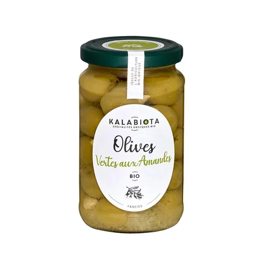 Olives Vertes Aux Amandes pot 320g