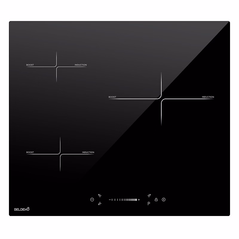 BELDEKO Plaque Induction 3 Feux 7200W Booster Slider – Marque Française