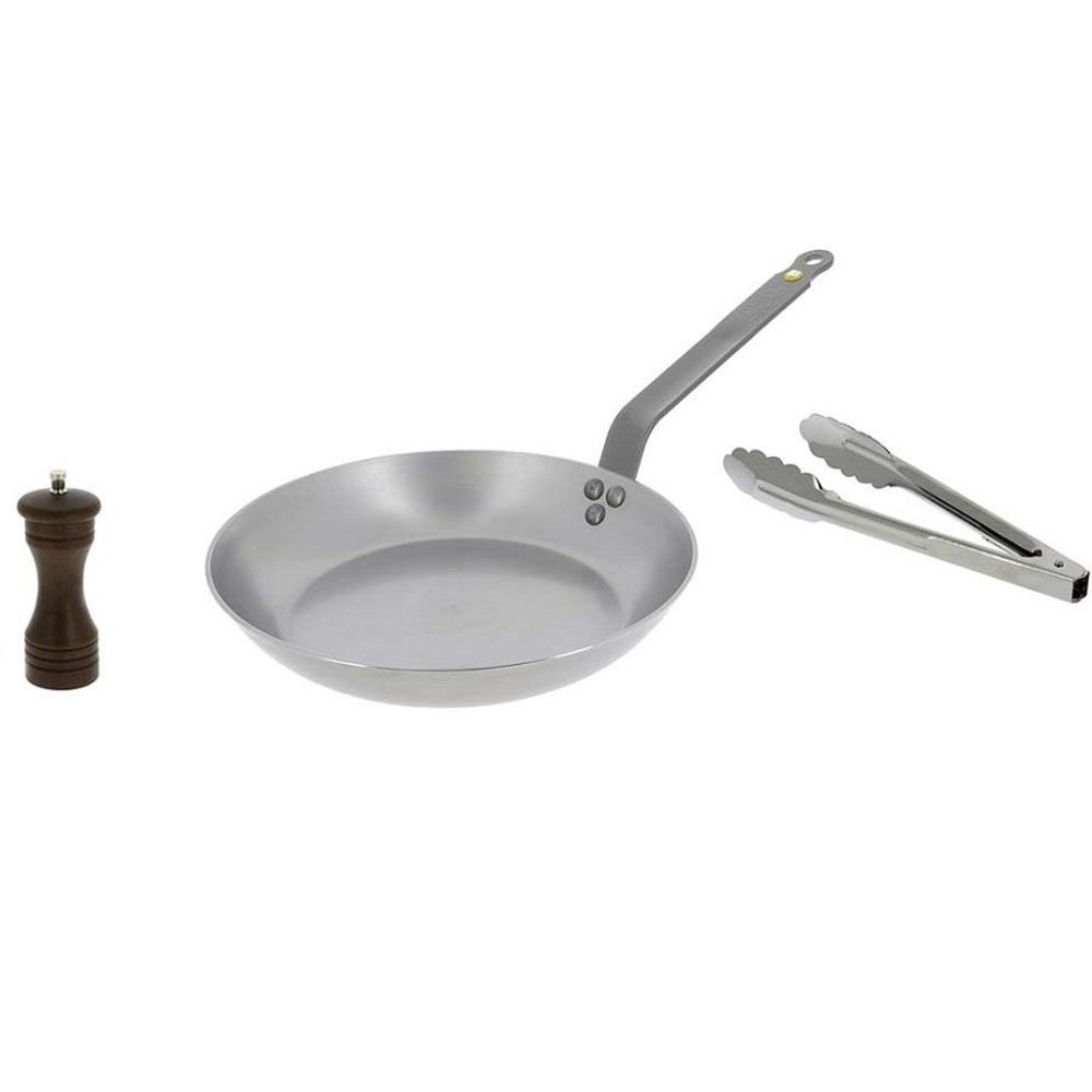 De buyer Box poêle 26 cm + moulin poivre + pince – Matériel de jardin