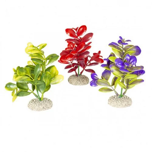 Plante artificielle crassula, divers coloris, AQUA DELLA, modèle M - 16cm