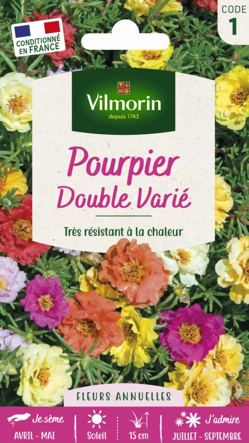 Pourpier Double varié Vilmorin - graines à semer