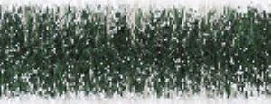 Guirlande verte pointes blanches en plastique coloris vert Ø 100 mm - 3 m