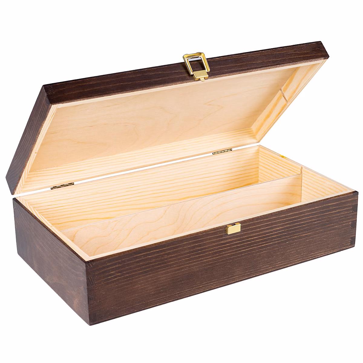 Creative Deco Boîte Caisse à Vin en Bois Marron 35 × 21 × 11 cm | Cadeau Vin Mariage – 2 Bouteilles – Coffret Vin – Boite Cadeau