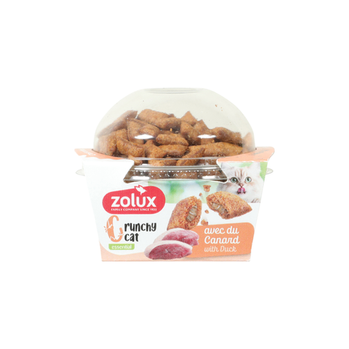 FRIANDISE POUR CHAT 'CRUNCHY CAT' ZOLUX® - CANARD - 80G