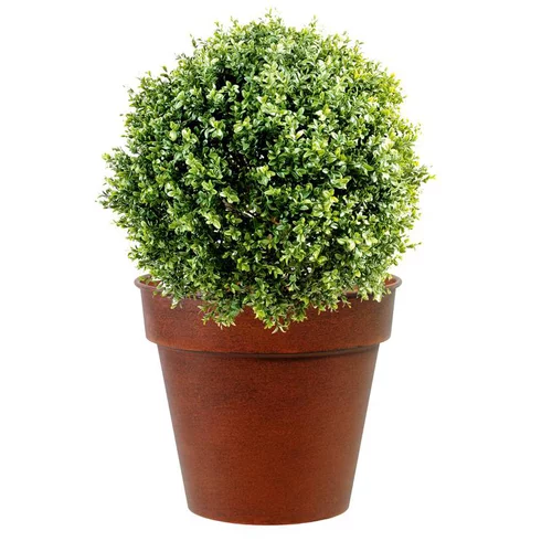 Pot horticole en acier peint brun antique Ø 27 x H 24 cm