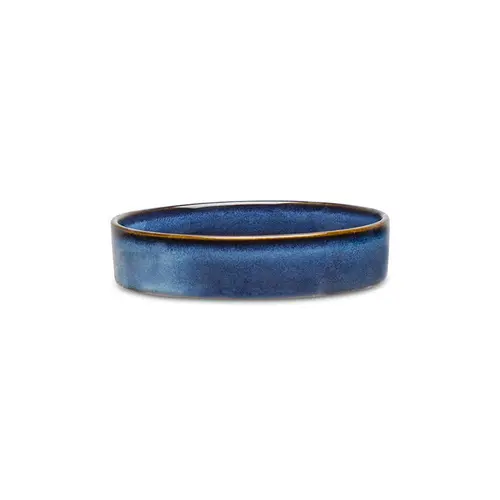 Gamelle pour chat en grès coloris bleu nuit Reactive Glaze Scruffs - 13 x 13 x 3 cm