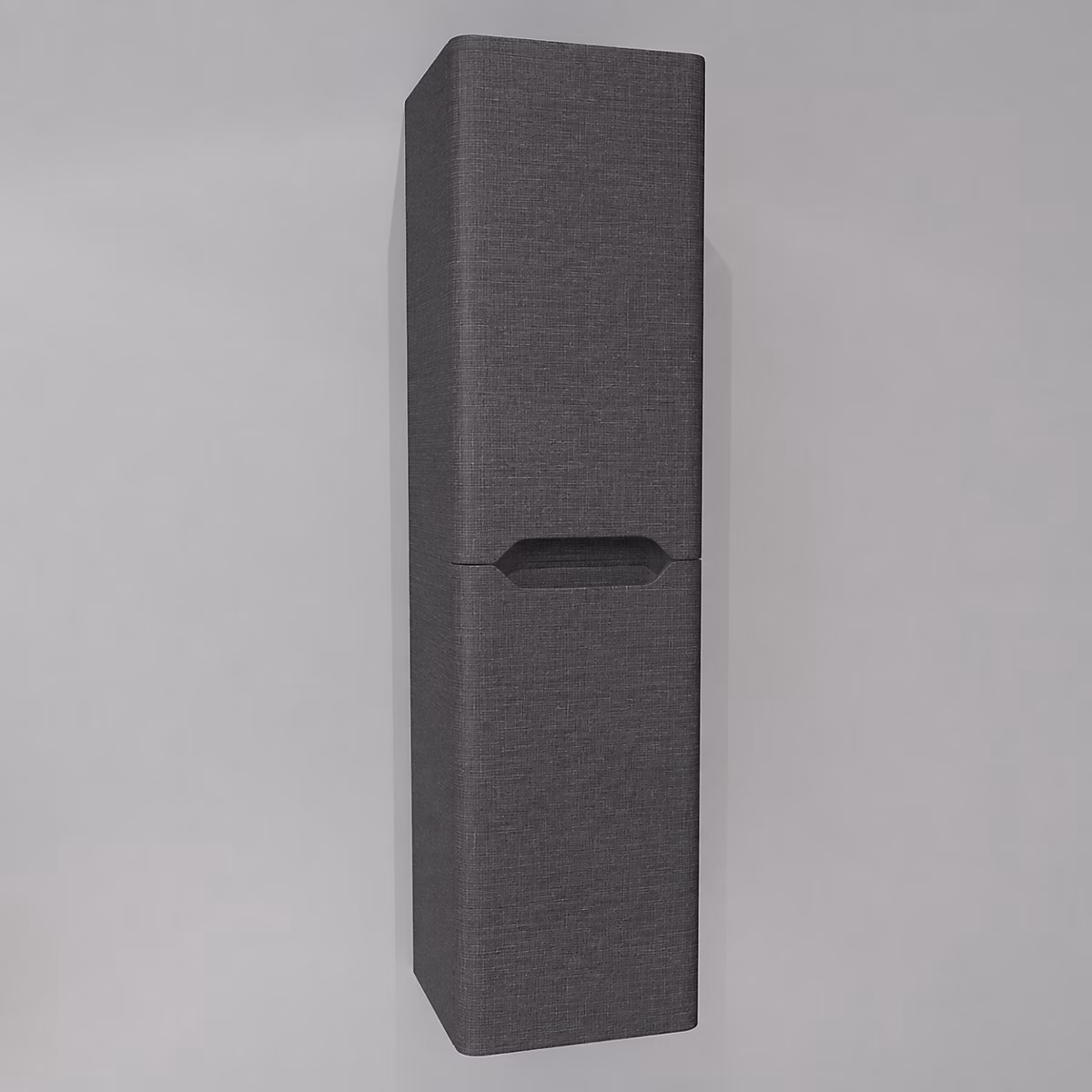 Colonne de salle de bain LUNA 135cm Tissé Gris – Réf. YDVKDHNUA9920499731