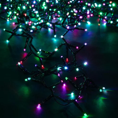 Guirlande lumineuse LED à lumière fixe multicolore sur secteur - 9 m