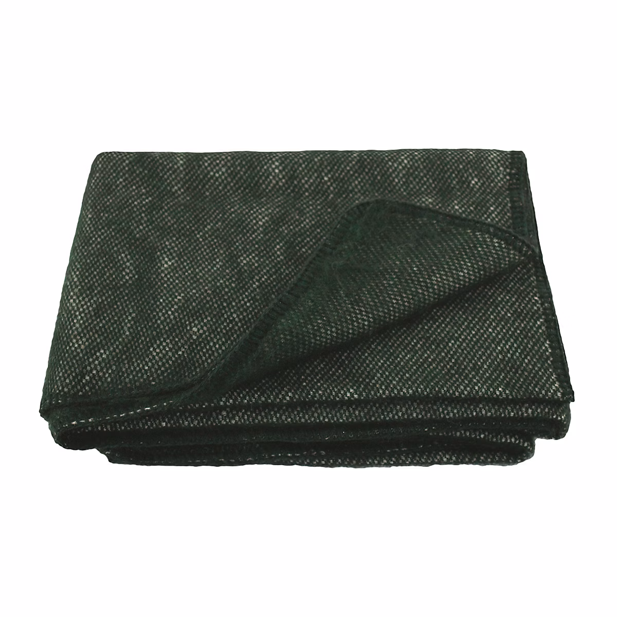 Couverture chaude laine et mohair (120 × 180 cm – Vert sapin)