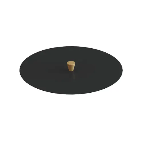 L'Étouffoir noir en acier OYAT - Ø 47 cm