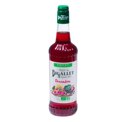 Sirop de grenadine bio 70 cl / Bouteille