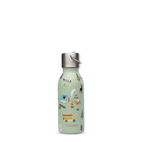 Bouteille isotherme Kids Yosemite en inox coloris vert Qwetch - 350 ml