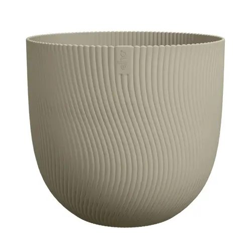 Pot en polypropylène vert scandinave Elho Sereh Round - Ø 39 x 33,3 cm