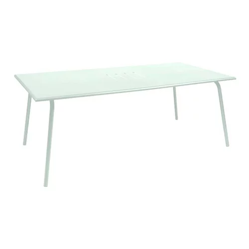 Table coloris vert en acier Monceau Fermob - 194 x 94 x 74 cm