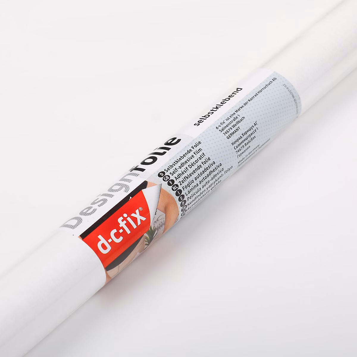 Adhésif décoratif d – c, fix® Uni brillant blanc 2m x 0.675m