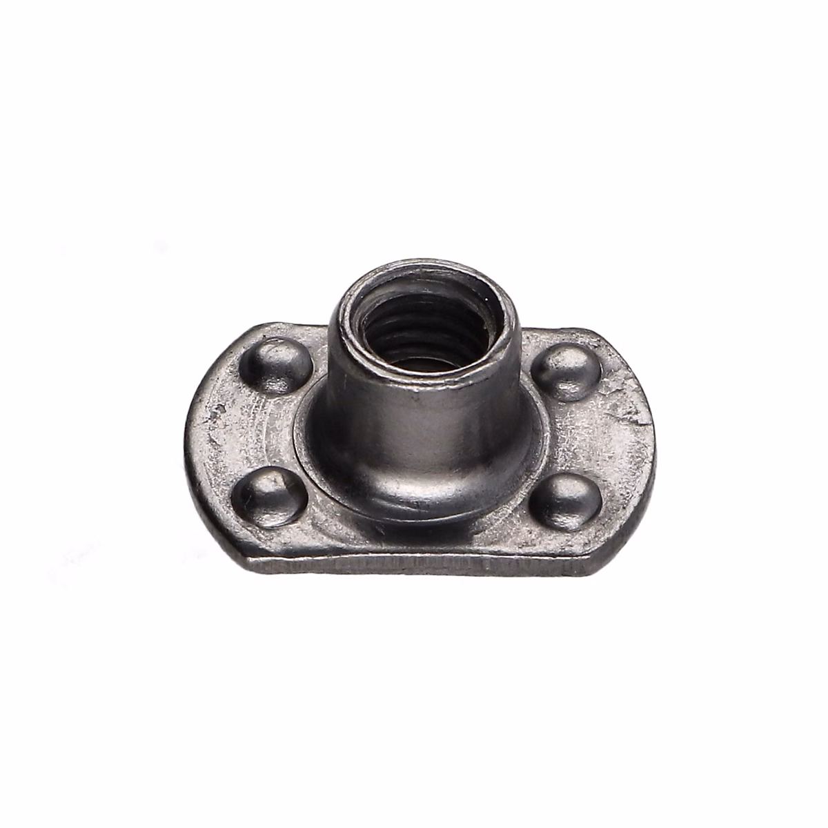 Ecrou cylindrique à souder Bossage intérieur M8 26X18 hauteur 11 Acier brut – 1 pièce
