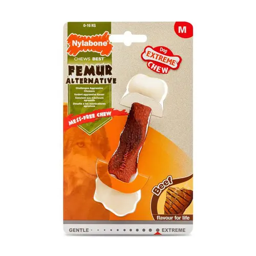 Os à mâcher Nylabone Fémur bœuf Extrem taille M