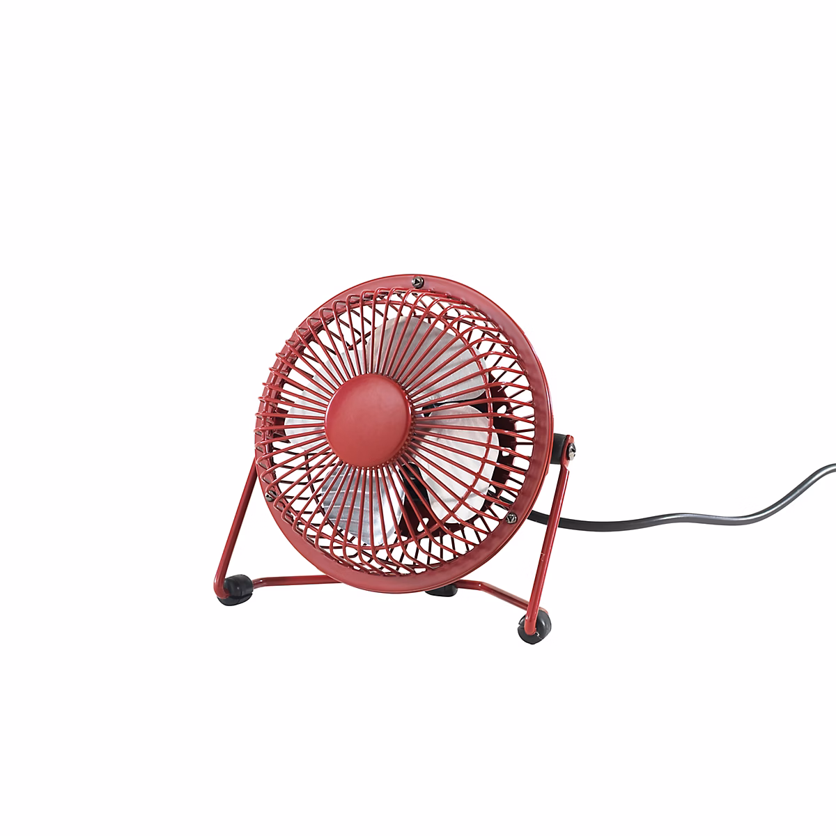 Mini ventilateur USB TX-401D-U rouge ø10 cm – 4W