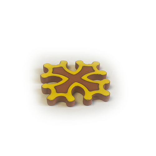 CROIX OCCITANE ÉMAILLÉE - JAUNE