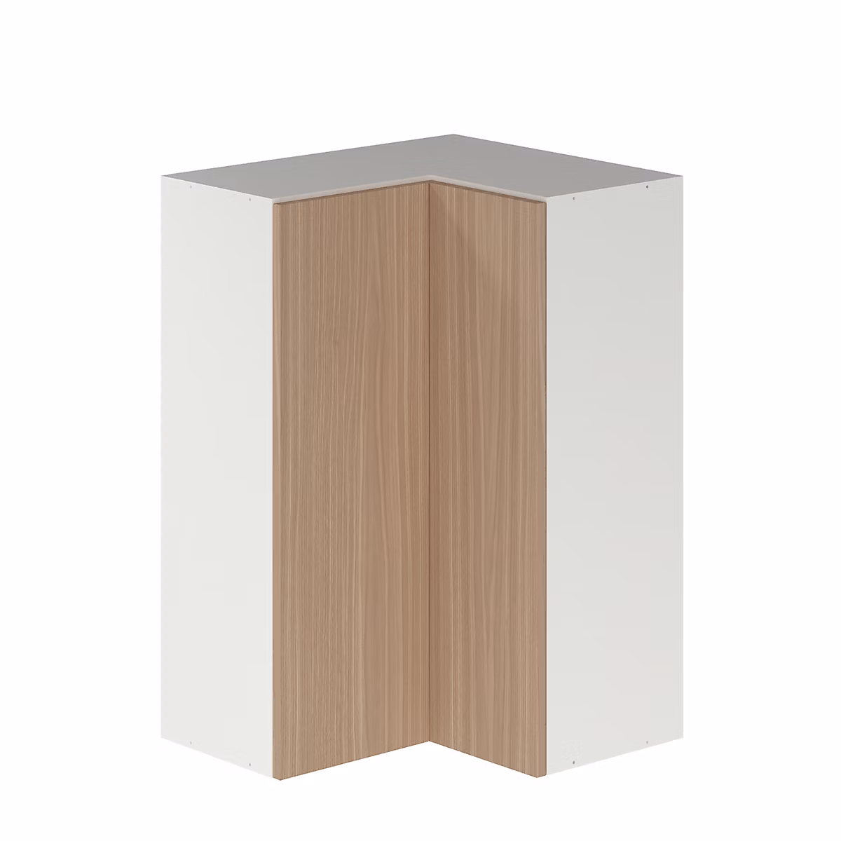 Façade de meuble haut d'angle cuisine Palma effet chêne naturel l.30 cm x H.72 cm – Réf. QYILZQGSD0741033117