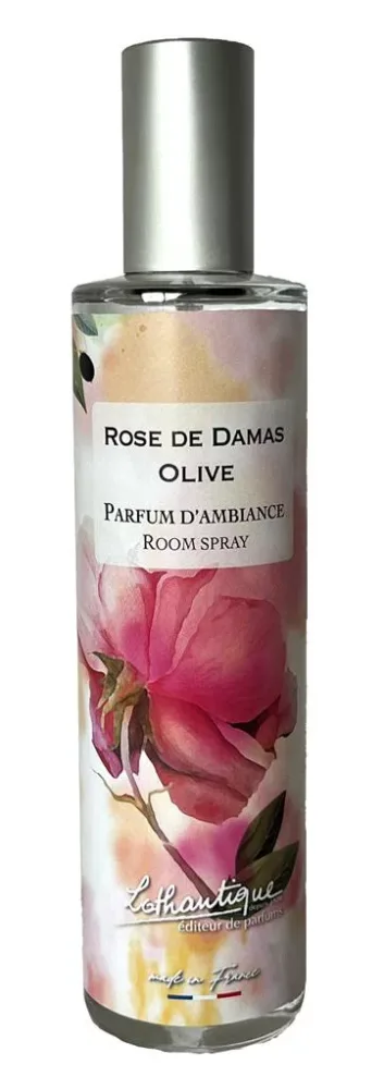 Parfum d'ambiance Lothantique Jardin d'aquarelles Rose de Damas Olive – 100 ml