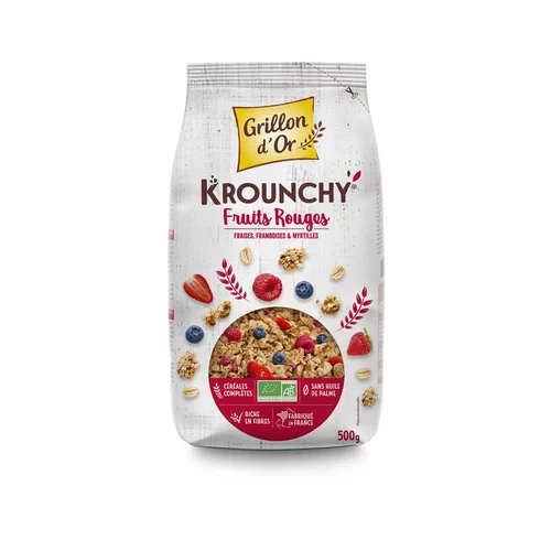 Krounchy fruits rouges GRILLON D'OR