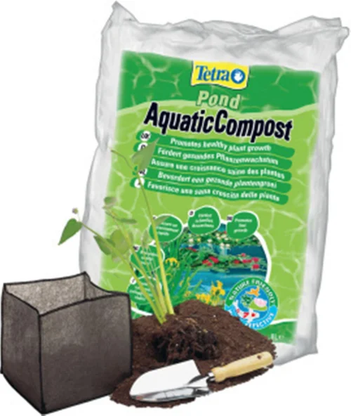 Compost pour plantes aquatiques coloris marron Tetra Pond Aquatic Compost - 8 L