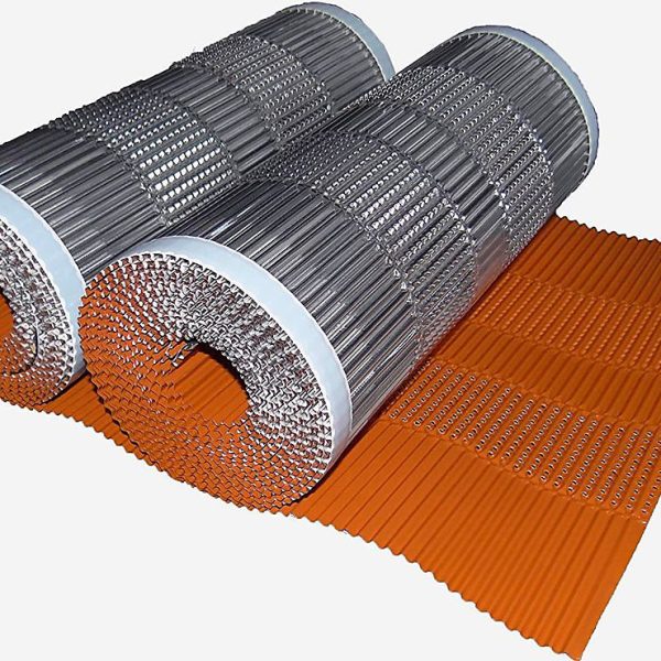 2 Closoirs de faîtage tout aluminium 400 mm X 5 ml ROUGE souple ventilé | Ral 8004 – 2 Rouleaux