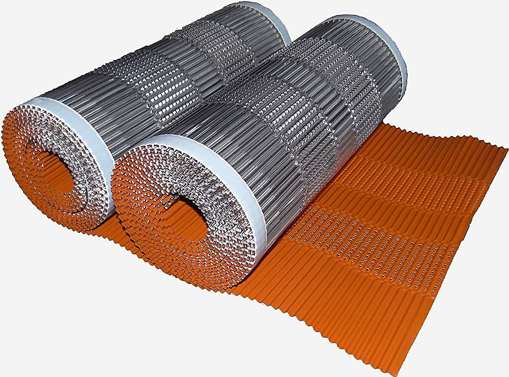 2 Closoirs de faîtage tout aluminium 400 mm X 5 ml ROUGE souple ventilé | Ral 8004 – 2 Rouleaux