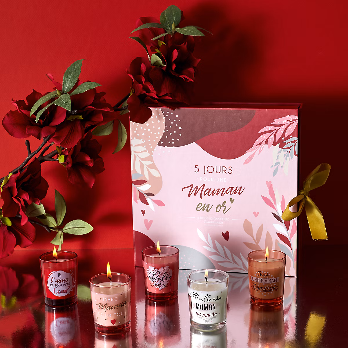 Bougie Parfumée – THE CONCEPT FACTORY, Calendrier Maman, Multicolore