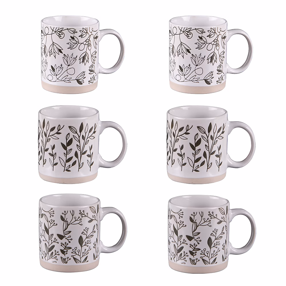 Vaisselle – Coffret de 6 tasses Bucolique 18 cl