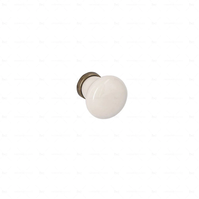 Poignée et bouton – Boutons pour meubles en zamac et Porcelaine Diamètre 28 Florence antique