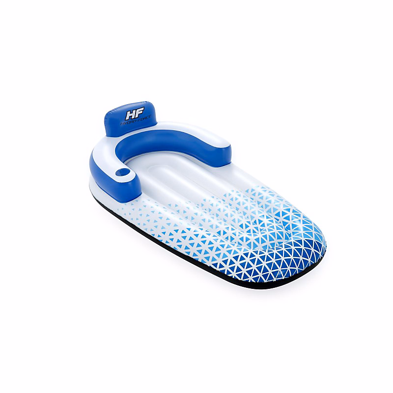 Bestway Matelas gonflable piscine 1 place Indigo Wave 191 × 107 cm