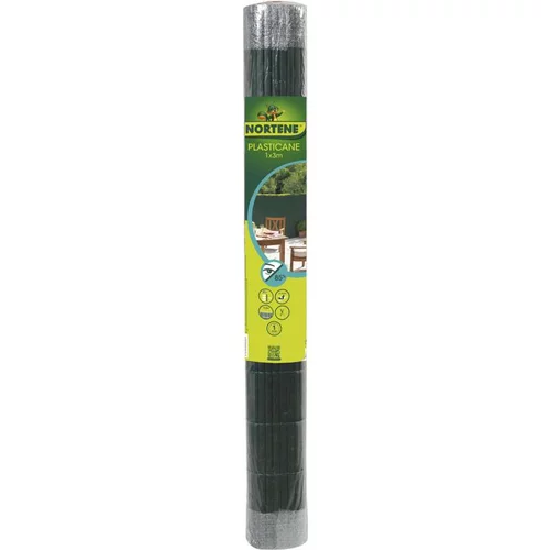 Canisse Plasticane vert double face PVC 13 mm 300x100 cm