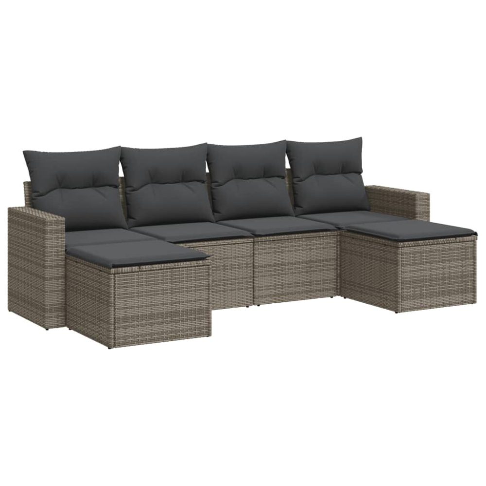 VidaXL 3251657 banc de jardin Rotin, Acier – 110 kg 550 mm