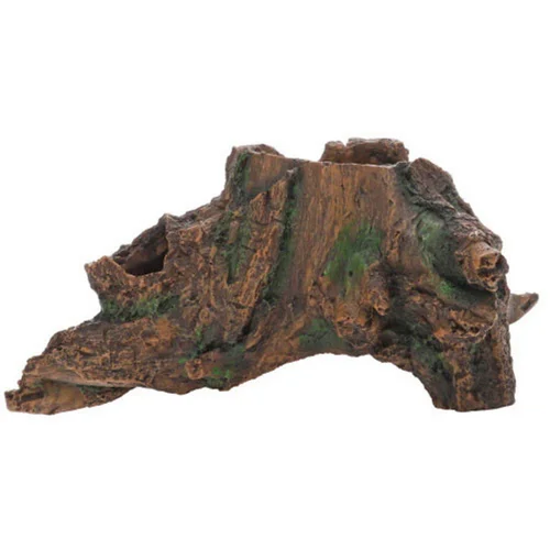 Décor pour aquarium coloris marron cavité dans tronc d'arbre 2 Hobby - 30 x 15 x 22 cm