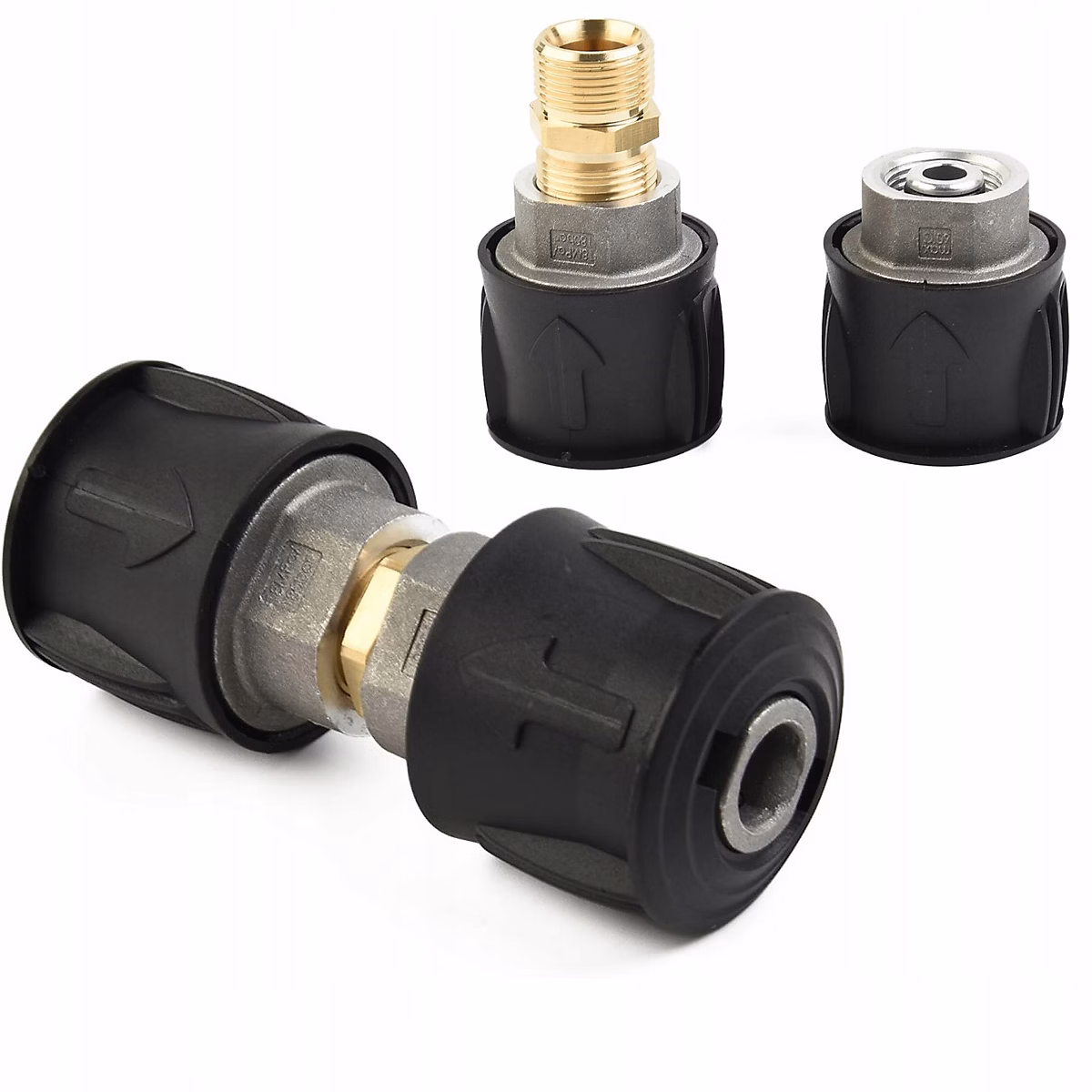 Adaptateur Raccord Tuyaux Click Connect – Double Embout M22x1, 5 mm, Compatible avec Kärcher K2, K7