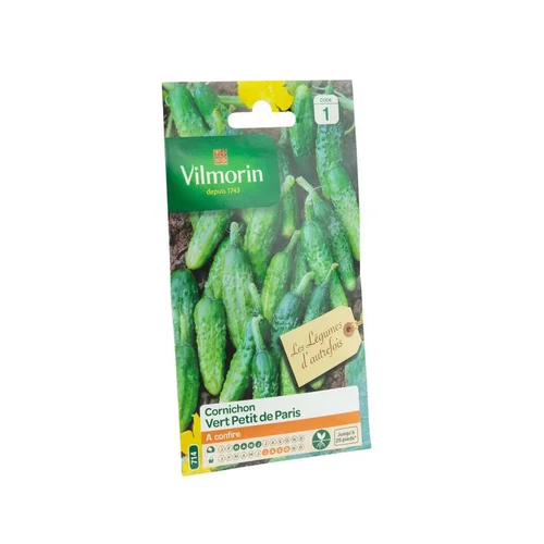 Graines de Cornichon vert petit de Paris Vilmorin Légumes d’autrefois - graines à semer