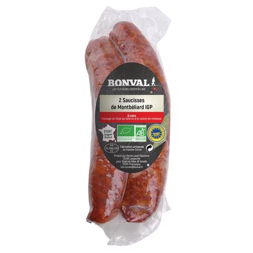 Saucisse de Montbéliard IGP x 2 / 300g